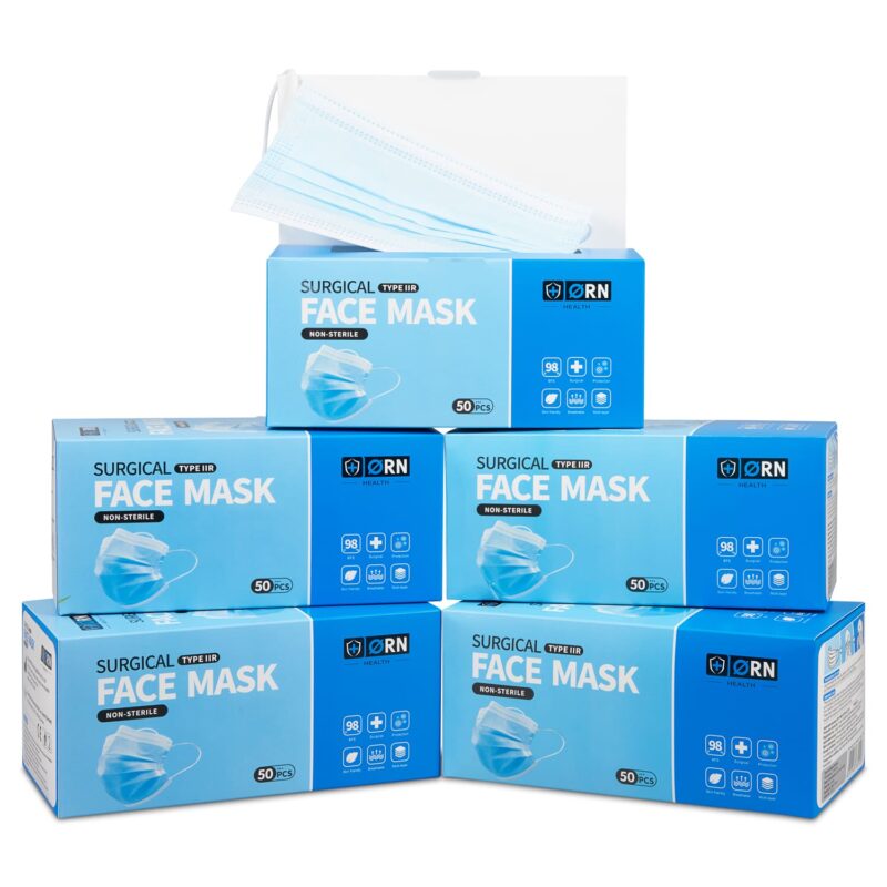 ØRN Type IIR Disposable Face Mask Stacked Boxes