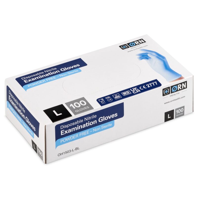 ORN Nitrile Disposable Gloves Box 100_Lying