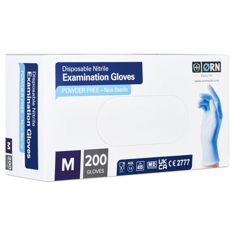 Steppe Classic Blue Nitrile Gloves Box of 200 - 1 Case (10 Boxes x 200 Gloves) - Image 3