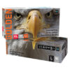 Golden Heavy Duty Diamond Grip Orange Nitrile Gloves - 1 Case (10 Boxes of 50 Gloves)