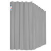 Grey Anti-Microbial Cubical Curtains – Fixed Stem Q Fit (Internal Hanging) - Image 2